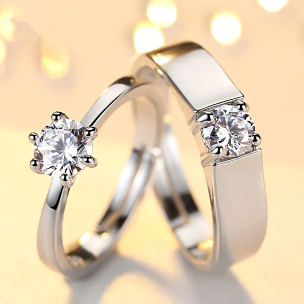 GRA Moissanite Ring