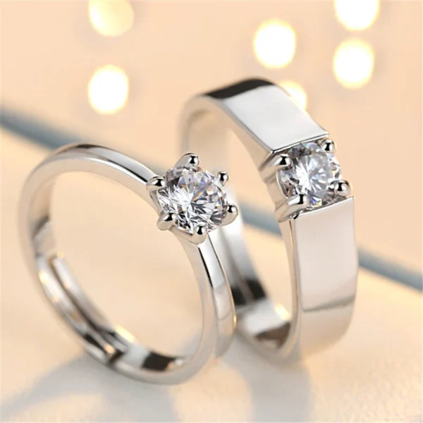 GRA Moissanite Ring