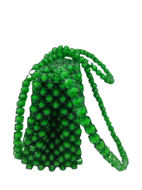 Beads-Handmade-Bag-Green