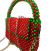 Beads Handmade Bag Red