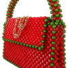 Beads Handmade Bag Red