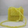 Beads Handmade Bag Yellow