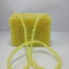 Beads Handmade Bag Yellow