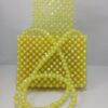 Beads Handmade Bag Yellow