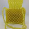 Beads Handmade Bag Yellow