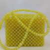 Beads Handmade Bag Yellow